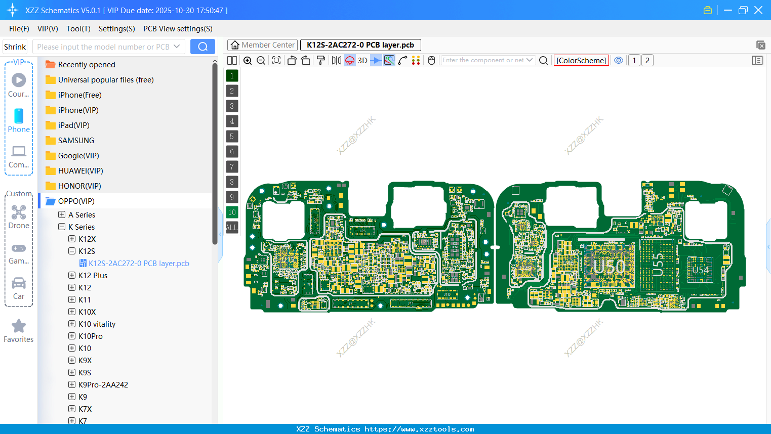 K12S-2AC272-0 PCB Layer